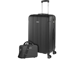ITACA - Toiletry Bag - Rigid Travel Bag Durable and Lightweight Beauty Suitcase - Make up Organizer ABS Resistant - Youthful Makeup Suitcase Girl.