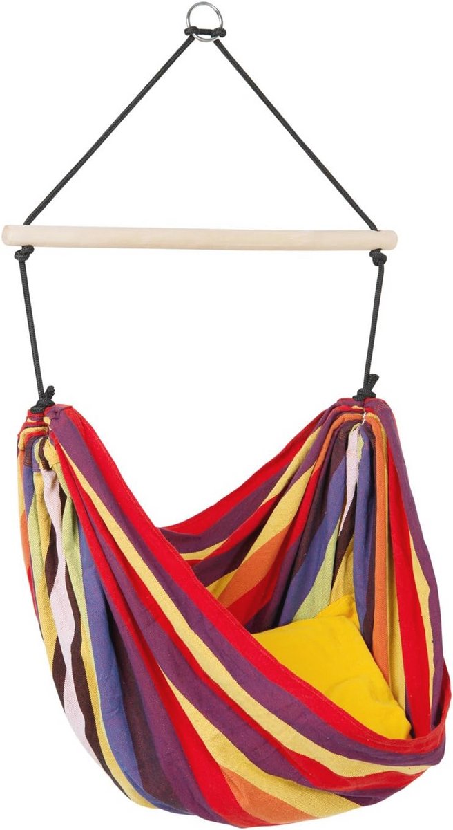 Hangstoel voor Kinderen in Regenboogkleuren - Veilig en Comfortabel tot 80 kg