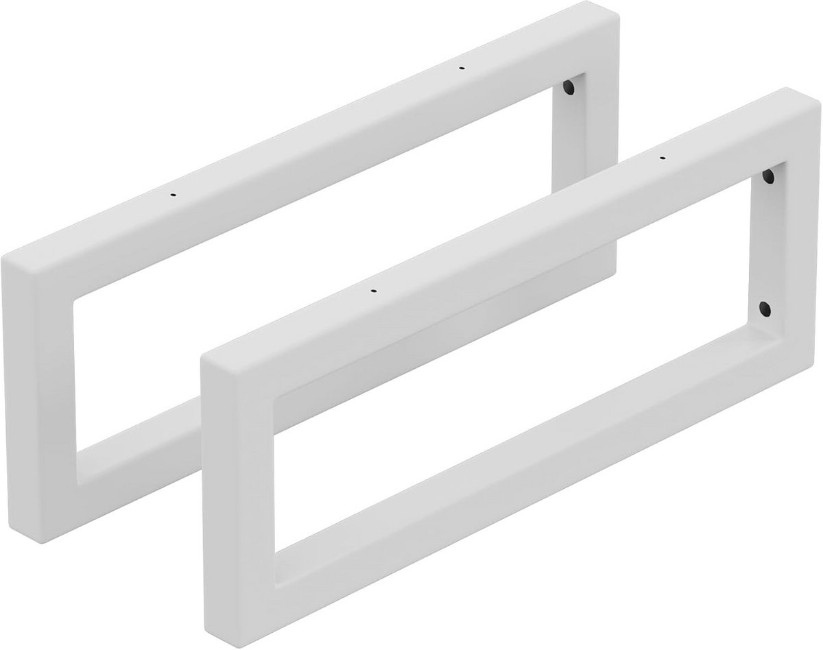 Wastafelhouder - Wandmontage en Plankhouder van Metaal - 40 cm, 2 Stuks