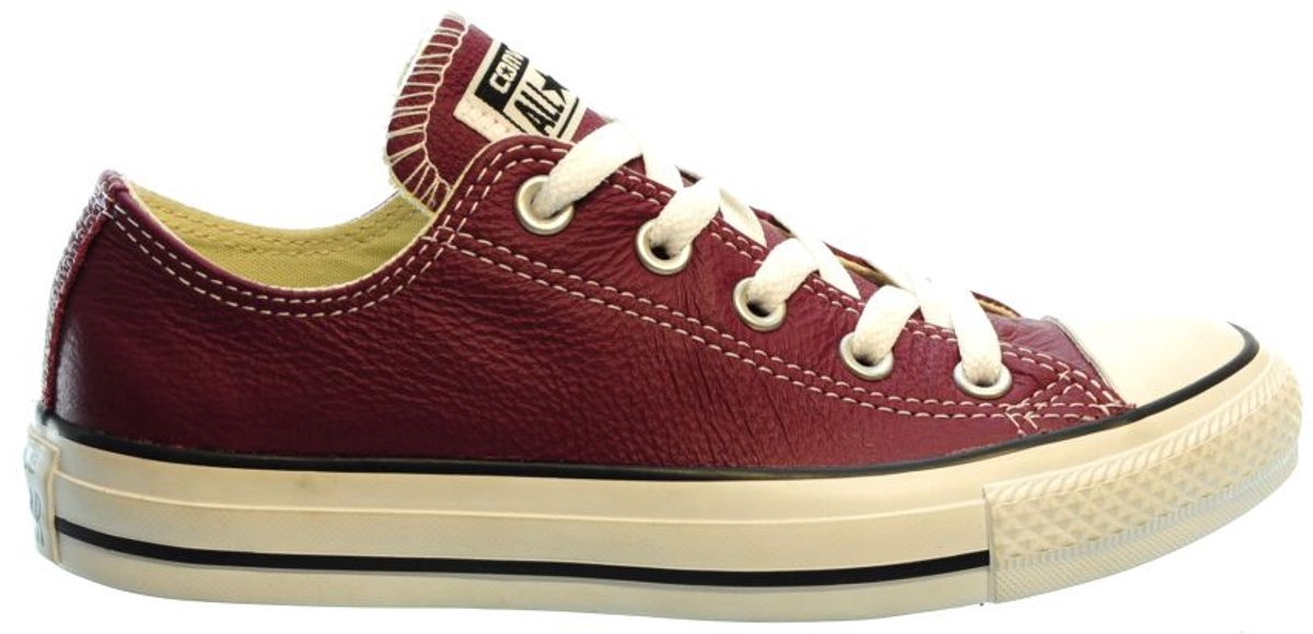 Converse All Stars Oxheart Leder Lage Rood