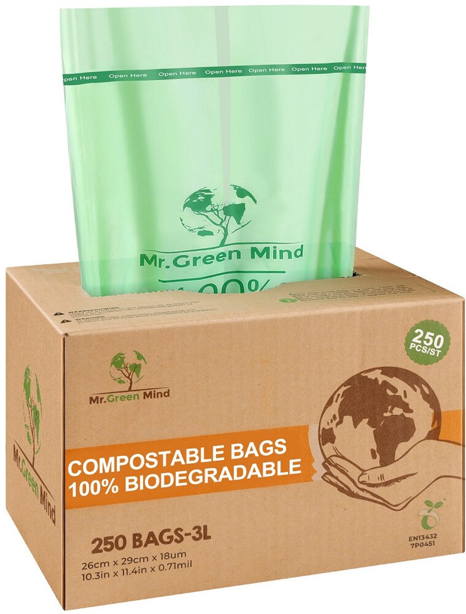 Mr. Green Mind Biozak 2–3 Liter 250 zakken -