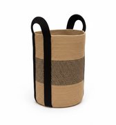 Panier de rangement Studio Lisette® - Panier décoratif en coton / Panier à linge / Panier à jouets - Jute - Cali Large 40x60cm 75L