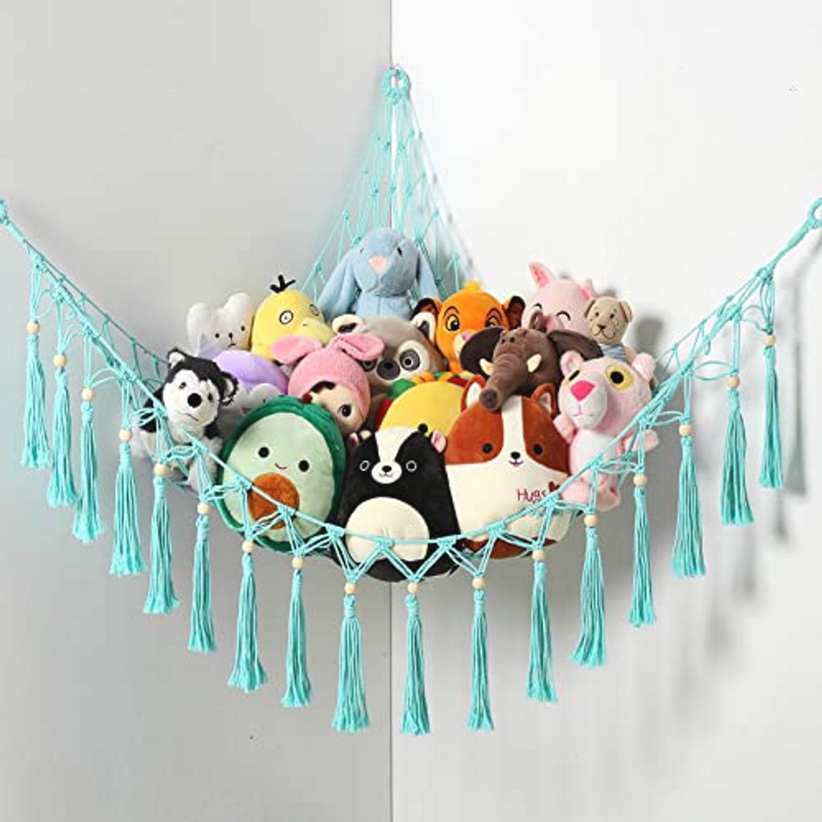 Boho Hangmat Voor Knuffels - Zacht Speelgoed Netto Opslag Voor Kinderkamer