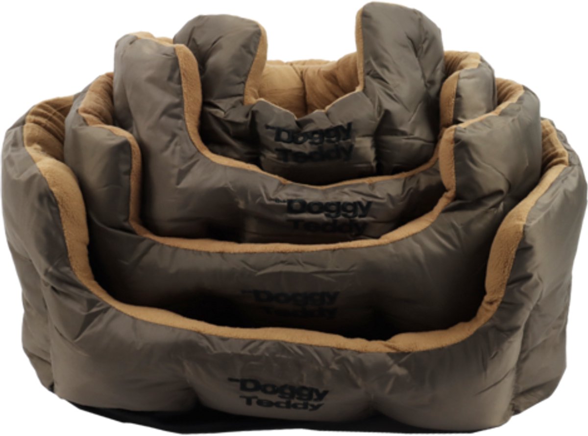 Xtreme Hondenmand Teddy 55 X 25 Cm Nylon/fleece Lichtbruin