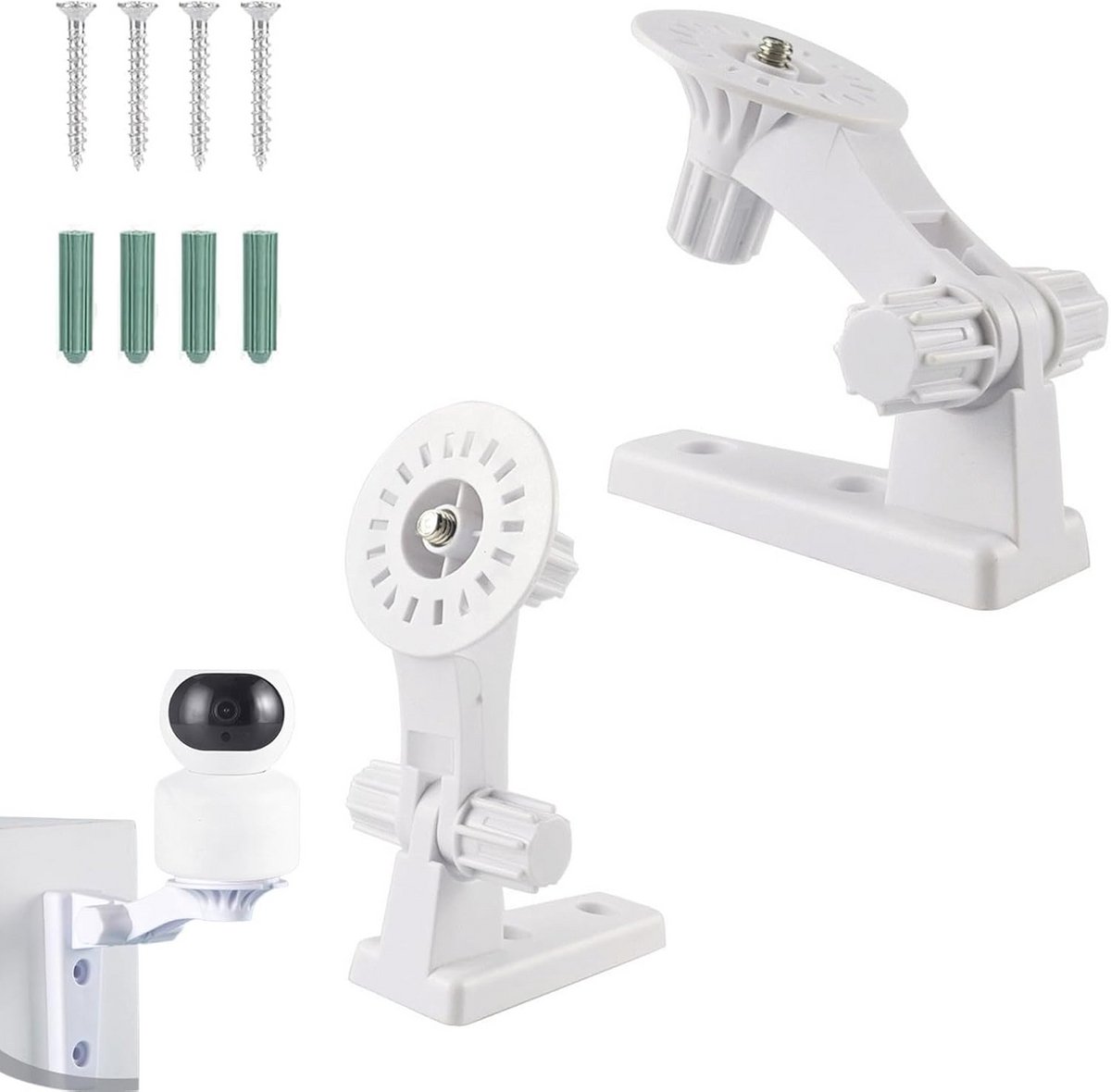 Camerawandhouder set - Plafondbeugel voor 180 graden rotatie