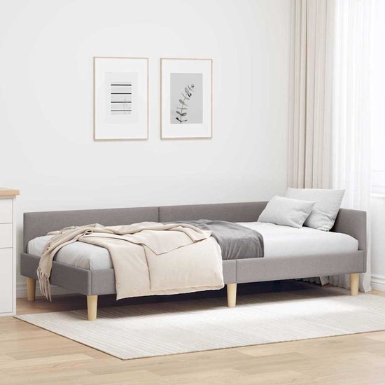 Eenvoudig Bed 90x200 Cm - Met 2 Lades - Met USB En Stopcontact Opbergruimte In Hoofdeinde En Zijkanten Wit