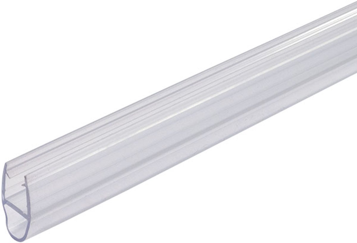 Douchestrip met bolprofiel (Voor 5mm & 6mm glasdikte)