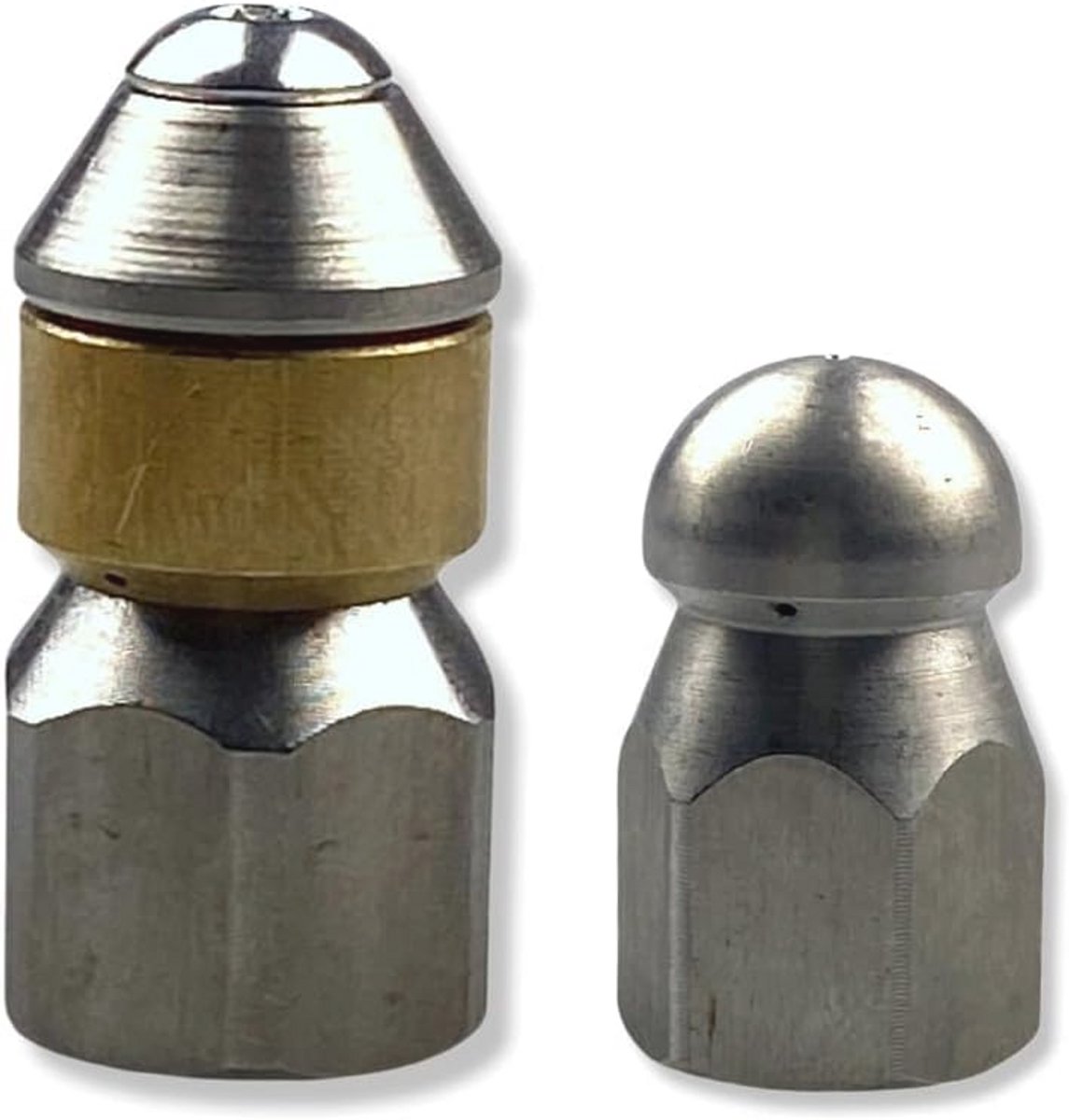 Stijve en roterende pijpreinigingssproeier set 1/4"