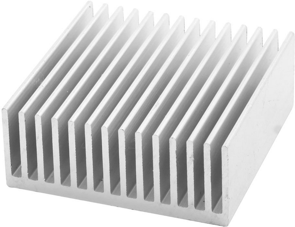 Koellichaam Aluminium 50mm x 50mm x 20mm - Heatsink voor Elektronische Componenten