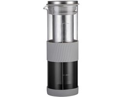 Draagbare koudeinfusiekoffiemachine, 800 ml capaciteit, thermische isolatieglazen koudekoffiemachines, karafs