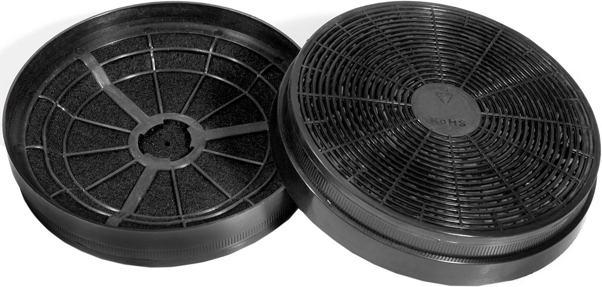 Heinner FC-HD650 Koolstoffilterset voor Afzuigkap (2 stuks) – Compatibel met CH-, XCH- & DCH-series – Zwart