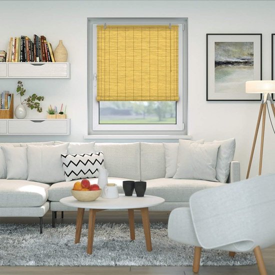 Duo rolgordijn – 110 x 240 cm – wit – licht doorlatend met optimale privacy