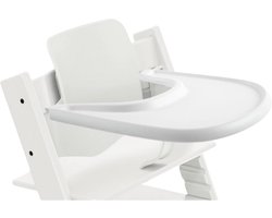 Eetblad en Stoelverkleiner - Stokke Tripp Trapp - Babyset - Wit