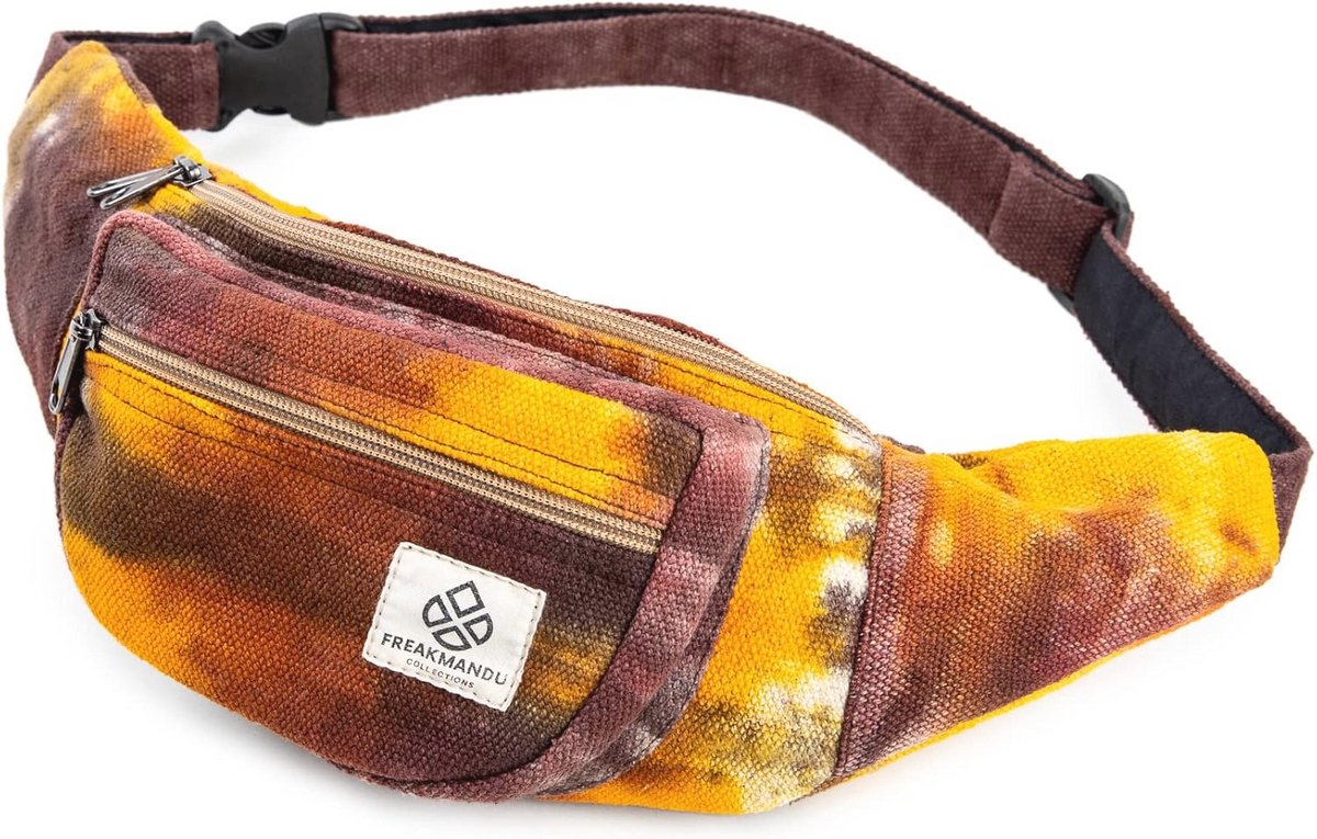 Unisex Hennep Heupband - Handgemaakte Boho Fanny Pack voor Mannen en Vrouwen