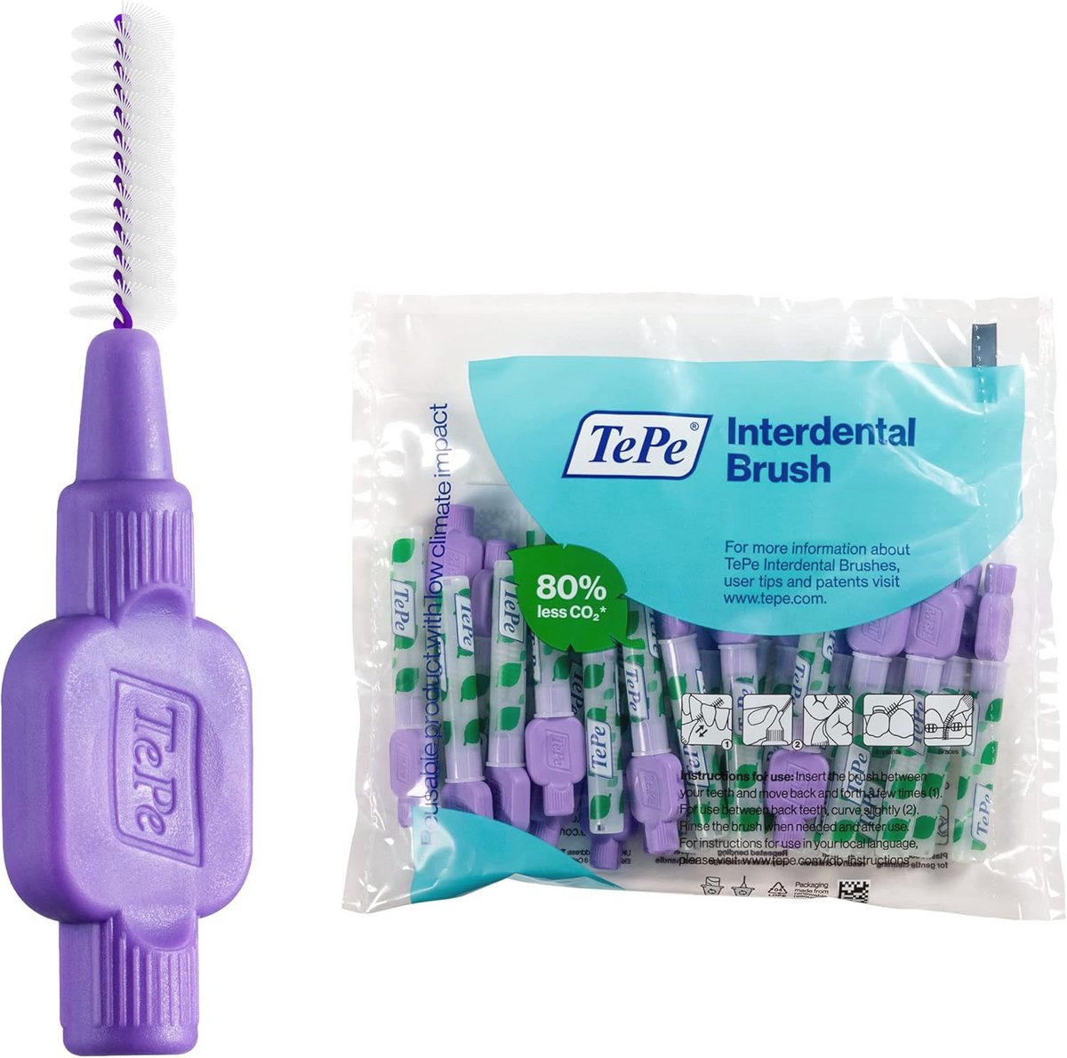 Interdental Borstels 1.1mm – 25 Stuks voor Optimale Mondhygiëne