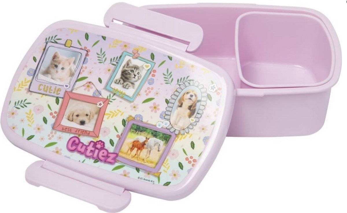 Cutiez lunchtrommel roze