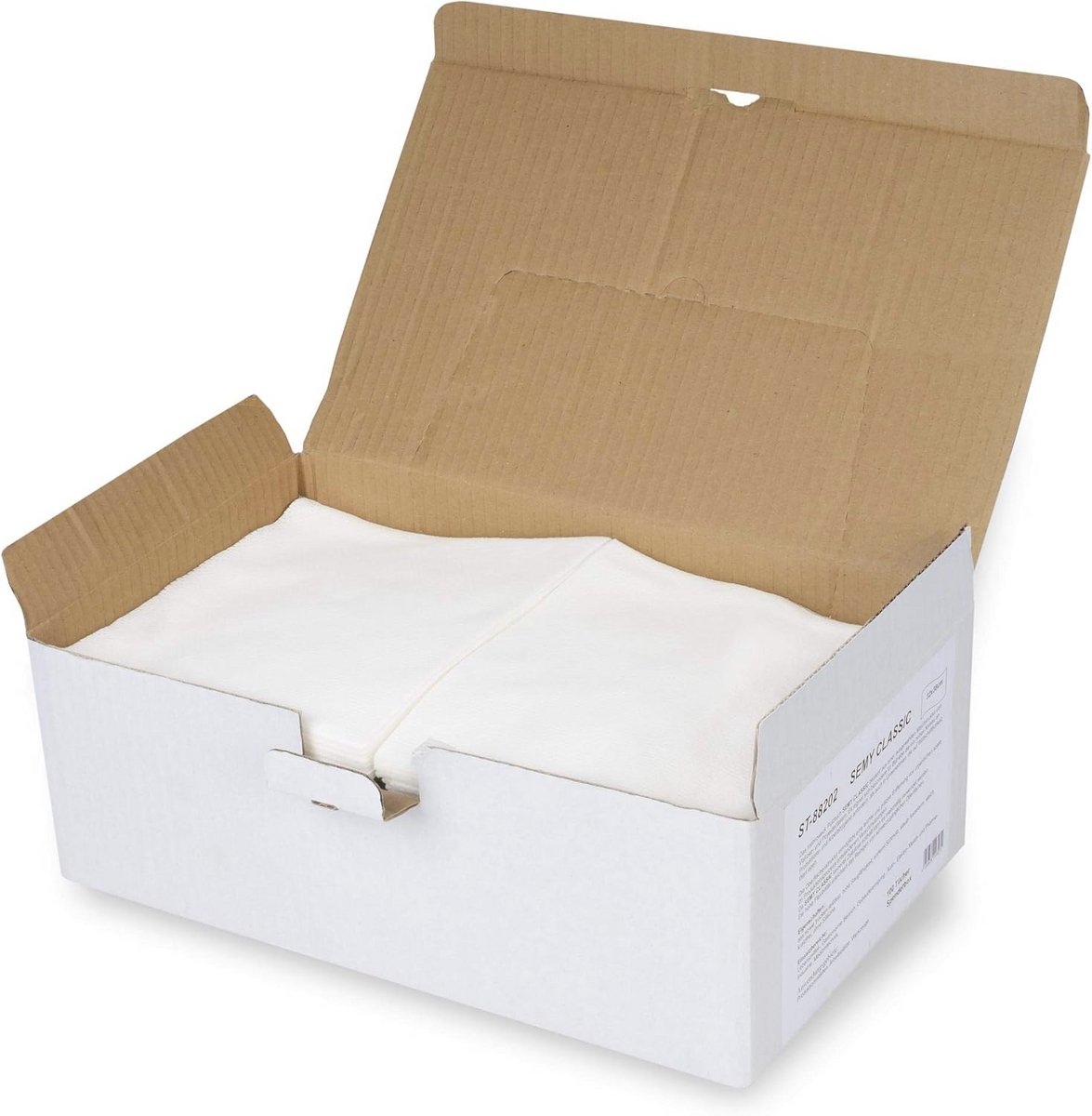 Speciale poetsdoeken in dispenserdoos, 32 x 38 cm, 100 stuks