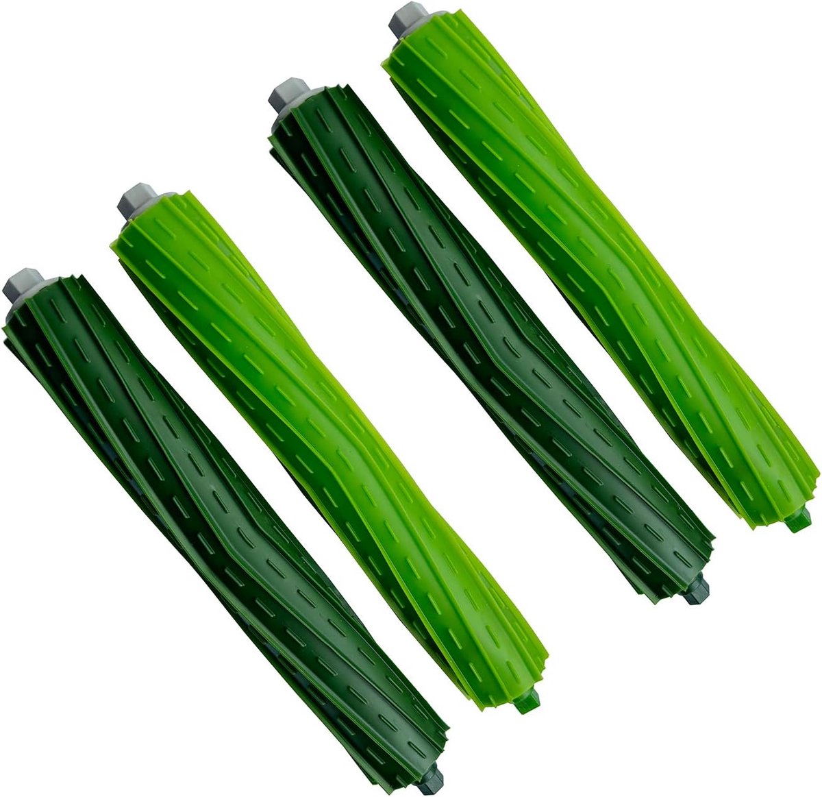 Vervangende rubberen borstels Gescht voor iRobot Roomba rolborstel Combo i5 J5 serie en Roomba e/i/j, 4624870 i7 i5+ i3 i1 (2 sets)