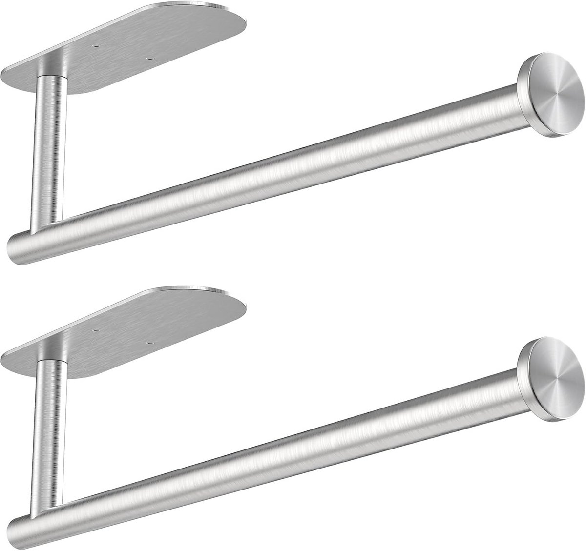Zelfklevende Keuken Rollenhouder van RVS - Set van 2 - Wandmontage