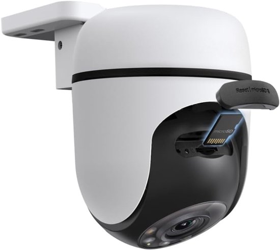 SNJY® Camerabewaking - Beveiligingscamera Buiten Draadloos - Bewakingscamera - 1080P - 360° Draaibare Camera - Wit van Merkloos — afbeelding 5