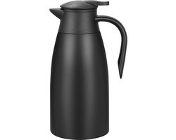 Thermoskan 1,9 liter zwart voor koffie en thee