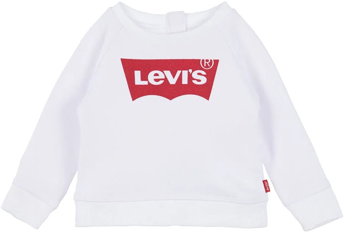 Levi´s ® Kids Ket Item Logo Sweatshirt 12 Months Meisje Rood