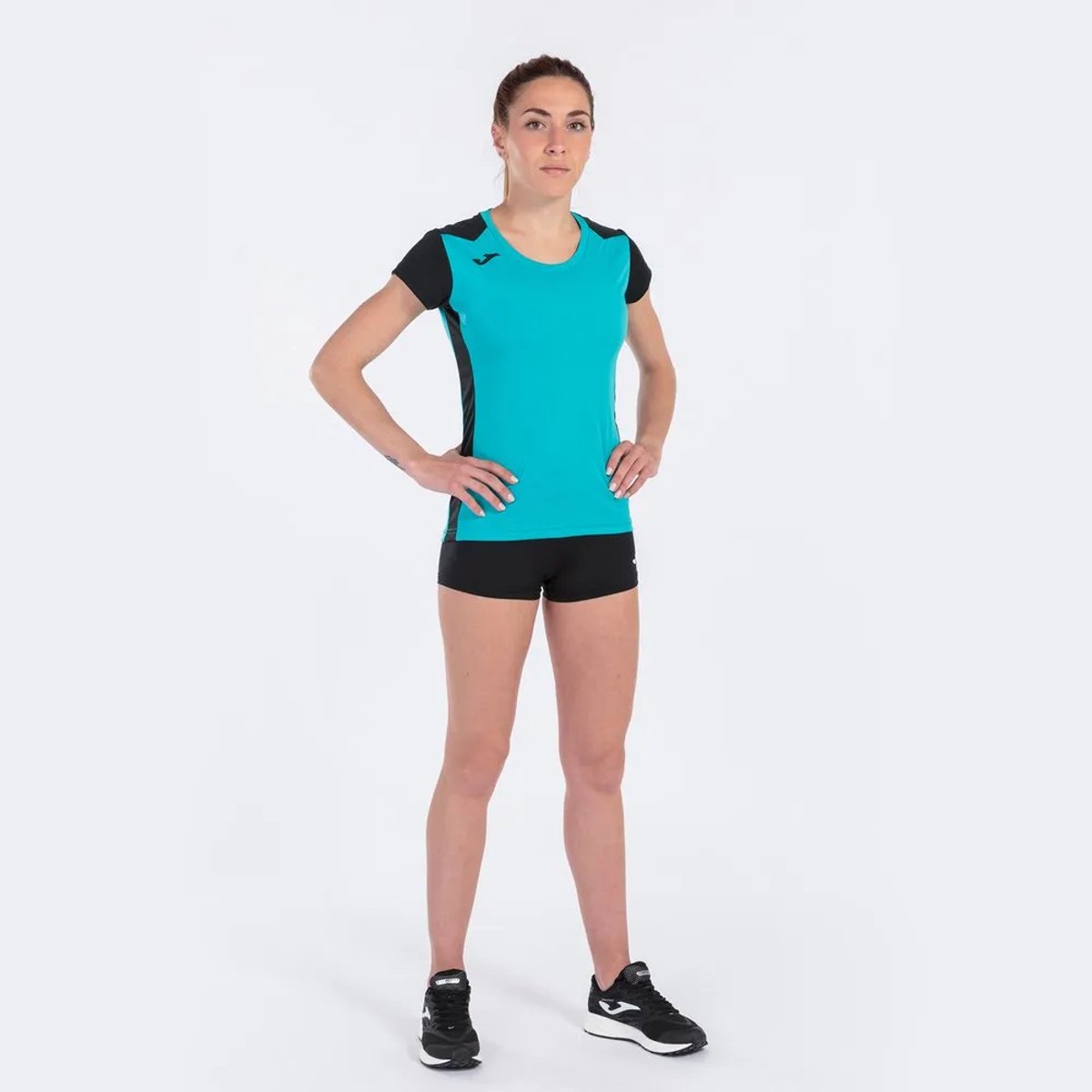 Joma Record Ii T-shirt Met Korte Mouwen Blauw S Vrouw