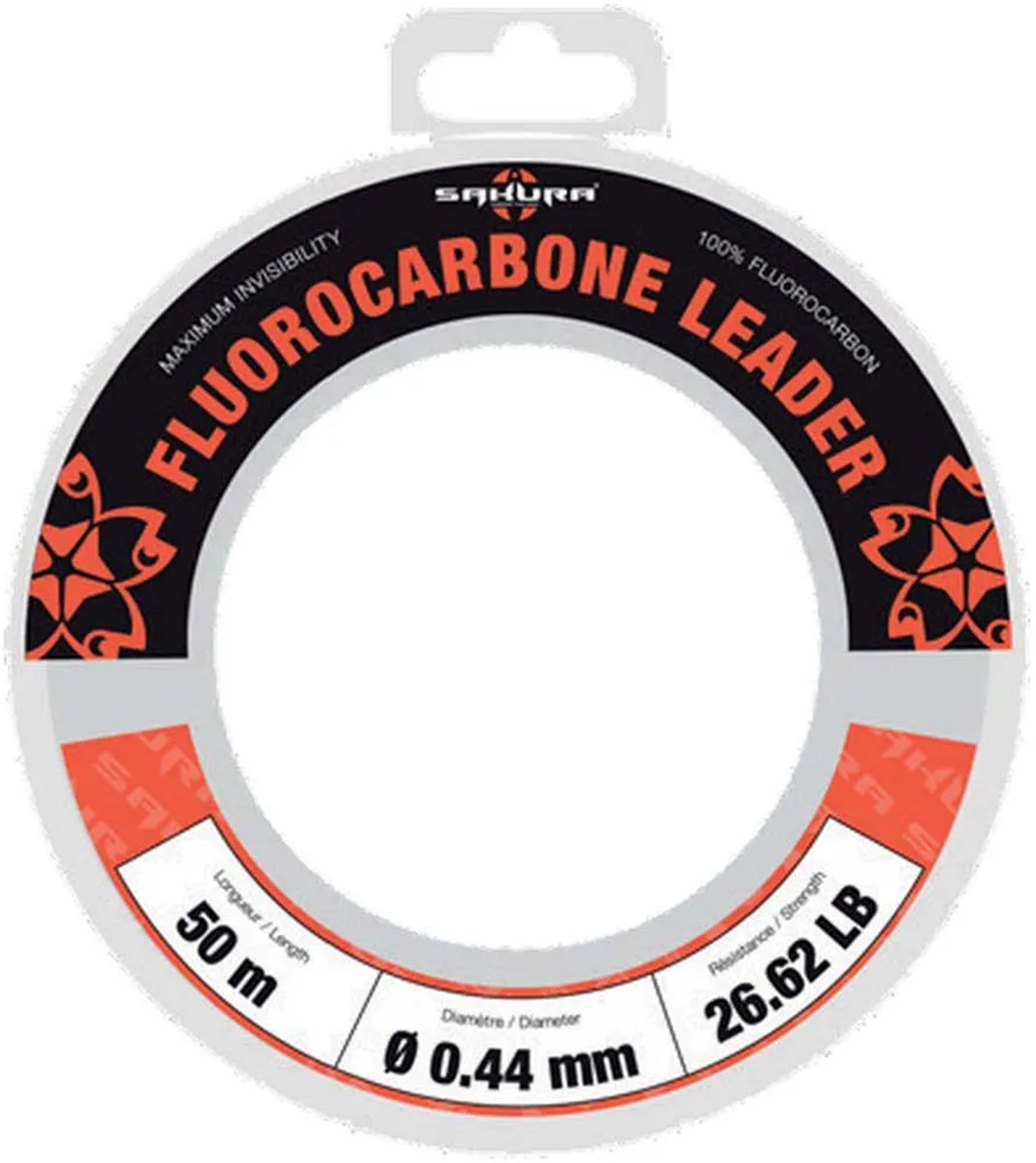 Sakura Leader Flurocarbon 50 M Wit 0.725 mm