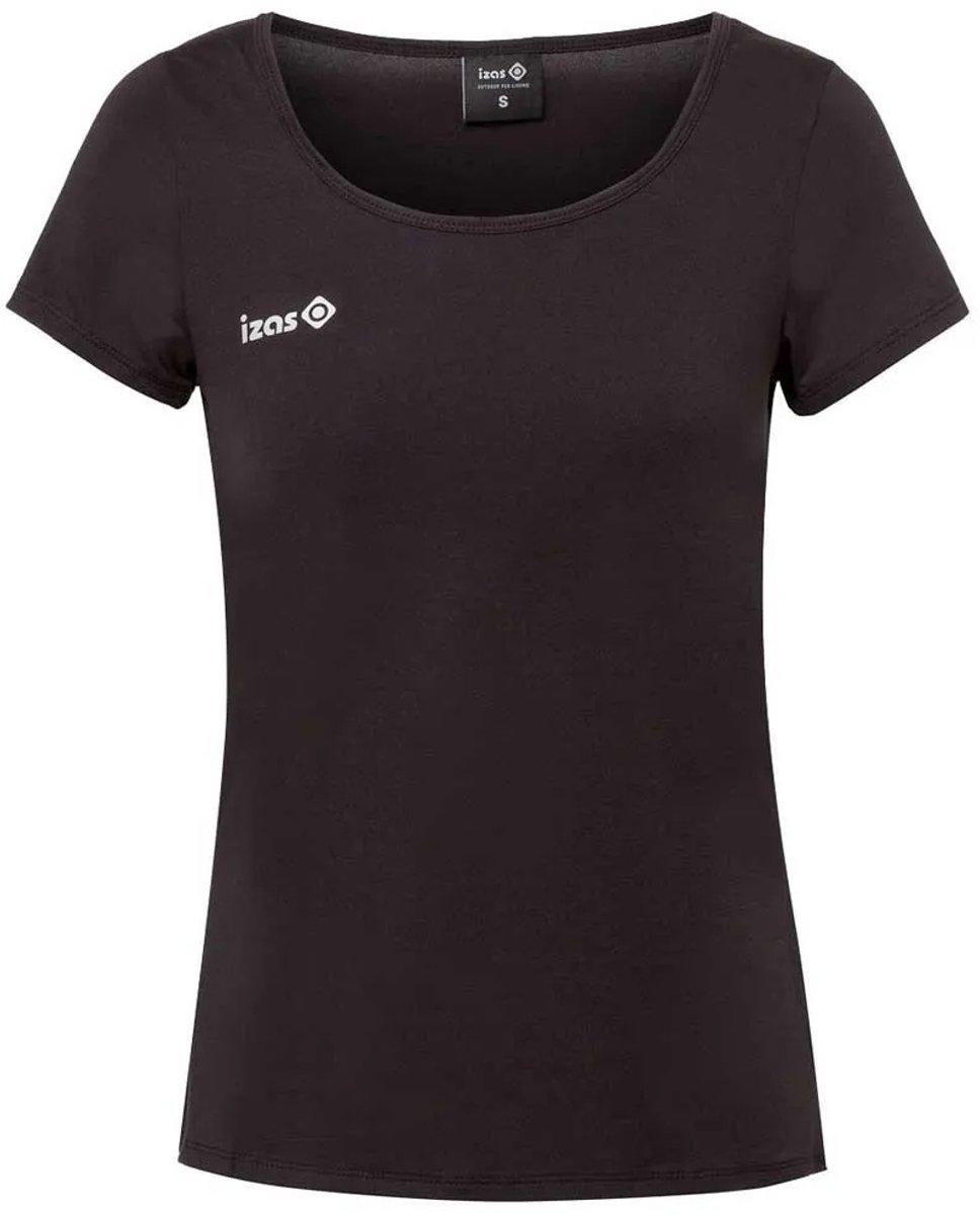 Izas Aland T-shirt Met Korte Mouwen Zwart L Vrouw