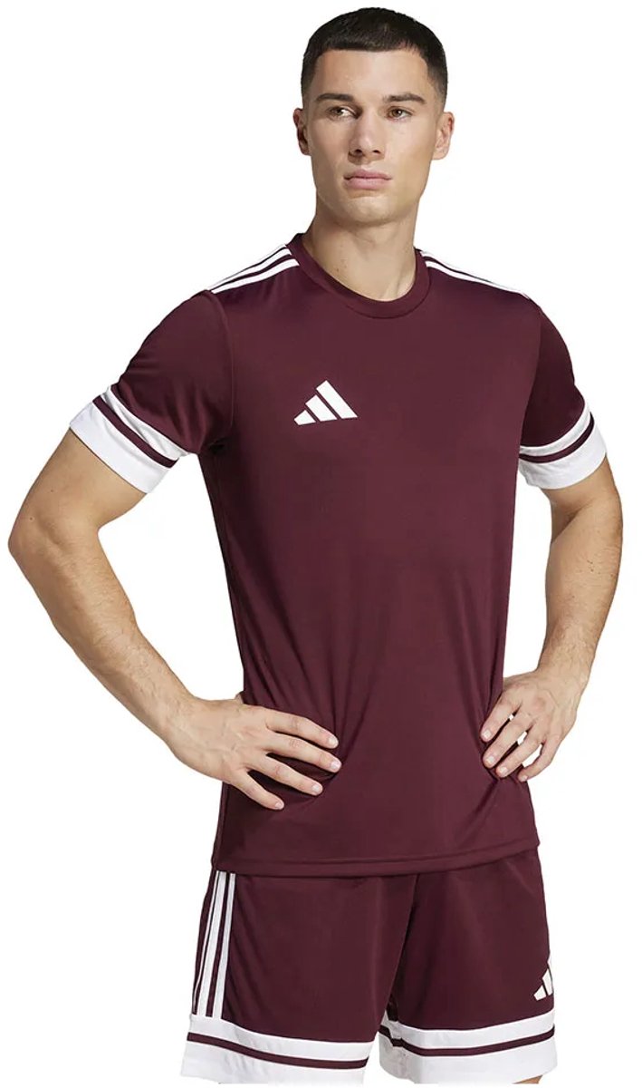 Adidas Squadra 25 T-shirt Met Korte Mouwen Paars XL Man