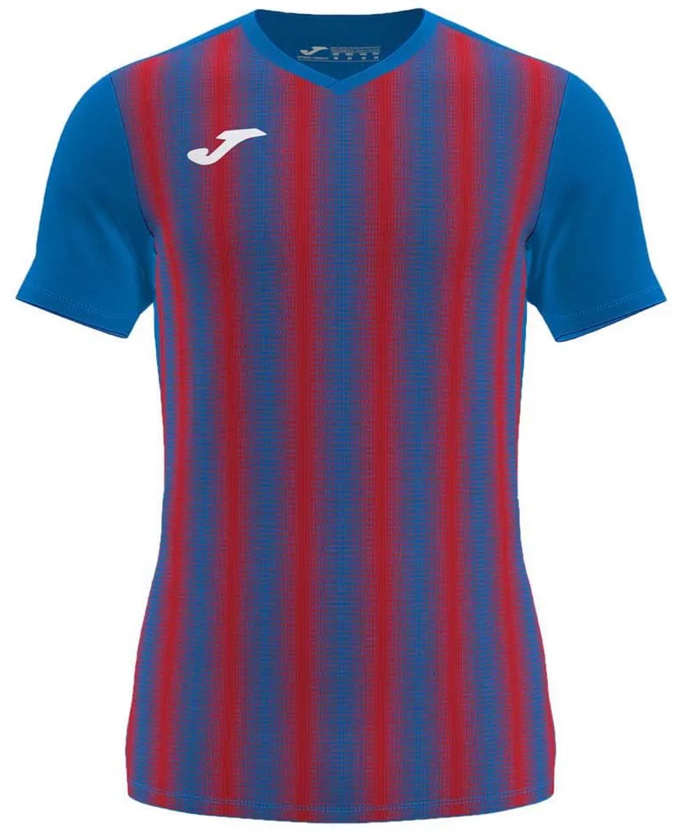 Joma Inter Ii T-shirt Met Korte Mouwen Rood,Blauw S Man