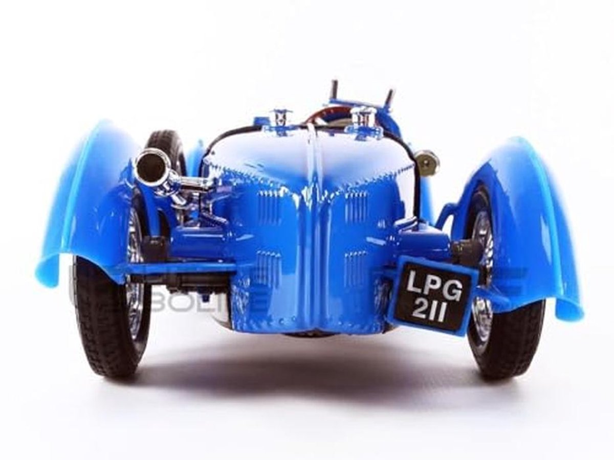 Bugatti Type 59 Diecast Model 1:18 - Blauw
