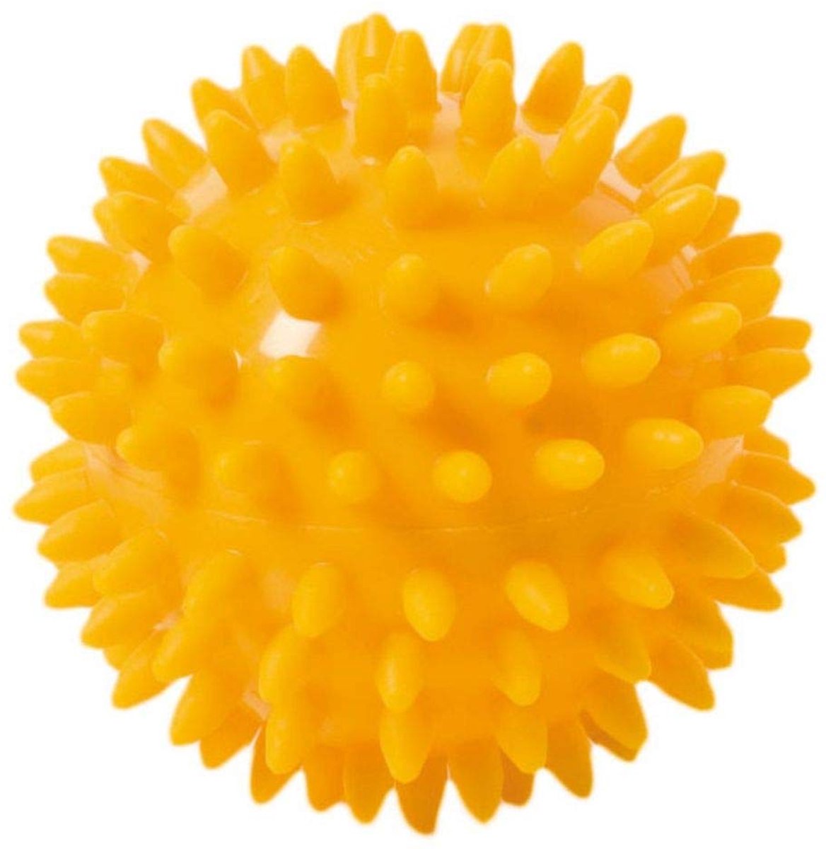 IMPERATORIS® Massage Ball - Trigger Point Ball - Spiky Ball for Foot Massage and Back - Physiotherapy and Recovery - Kunststof - 8 cm - Geel