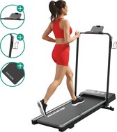 Dreaver Elevate Pro - 2 in 1 Loopband Inklapbaar 12KM/U met 9% Hellingsfunctie - Hardloopband - Treadmill - Wandelband - Walking pad - Voor Thuis