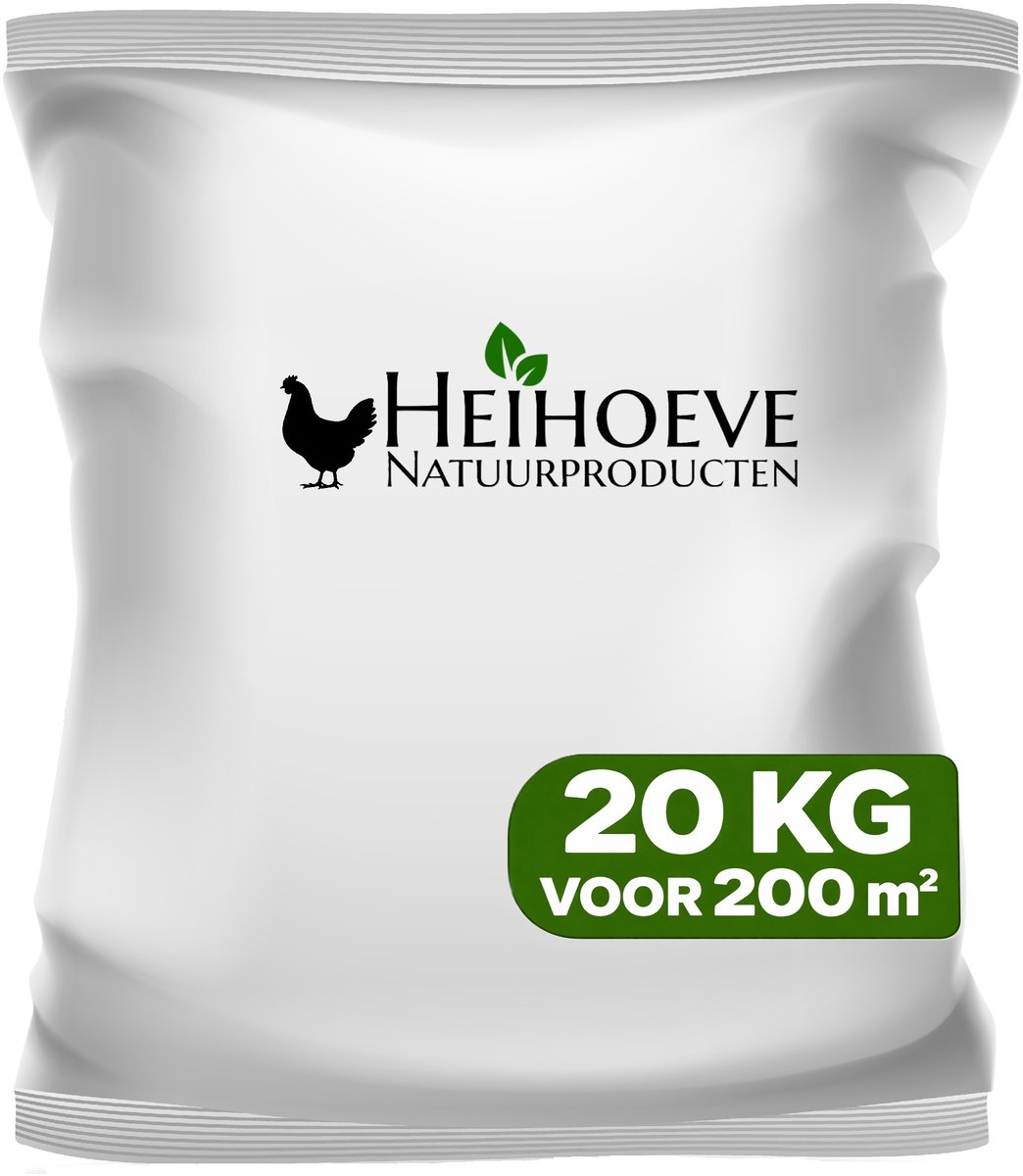 Kippenmestkorrels Premium 20 kilo voor 200 m2 (Organische mestkorrels NPK 4-3-3) Tuinmest - Bemesting - Kippenmest - Gazonmest - Mestkorrels - Natuurlijke meststoffen