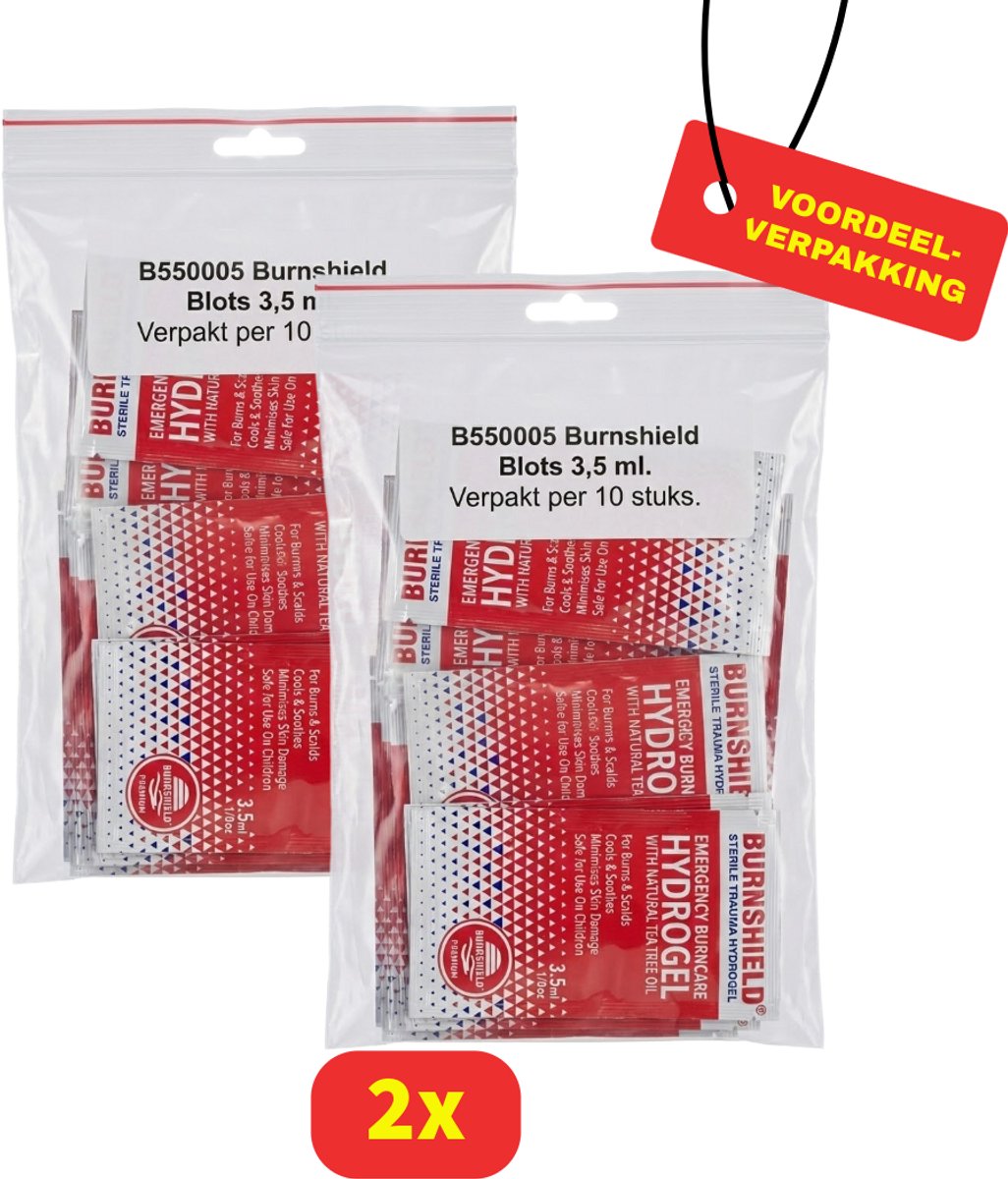 Burnshield Blots - 3,5 ml - 2x 10 stuks - Voordeelverpakking!