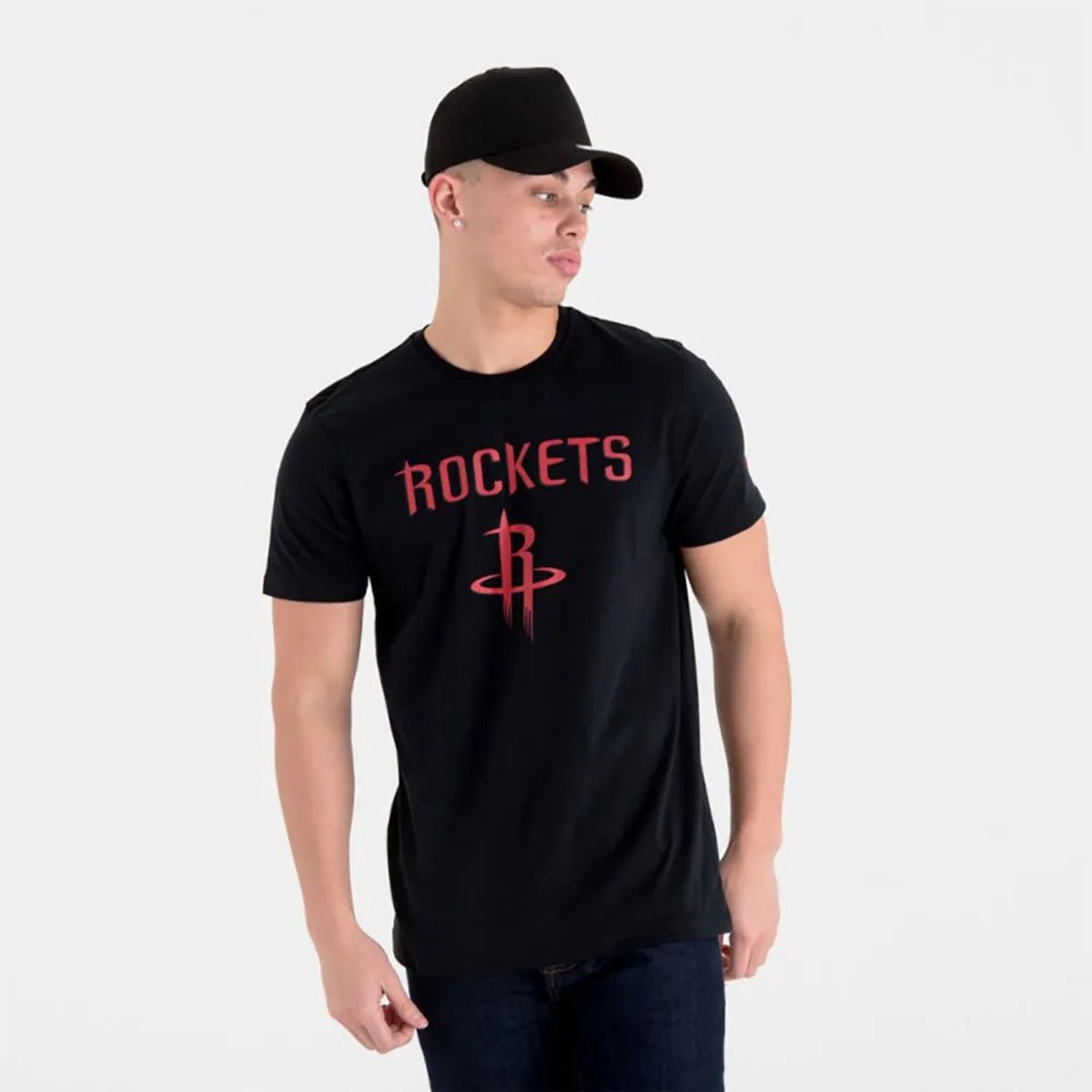 T-shirt Houston Rockets NBA Zwart
