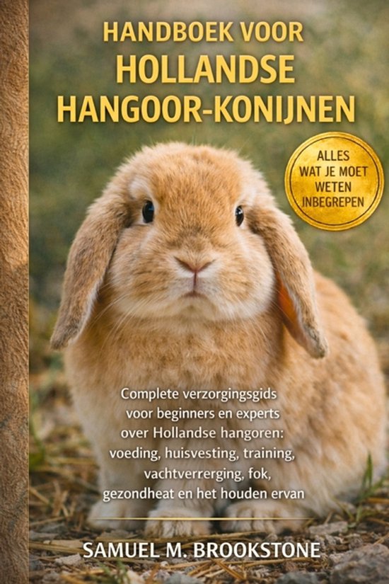Handboek voor Hollandse hangoor-konijnen - cover