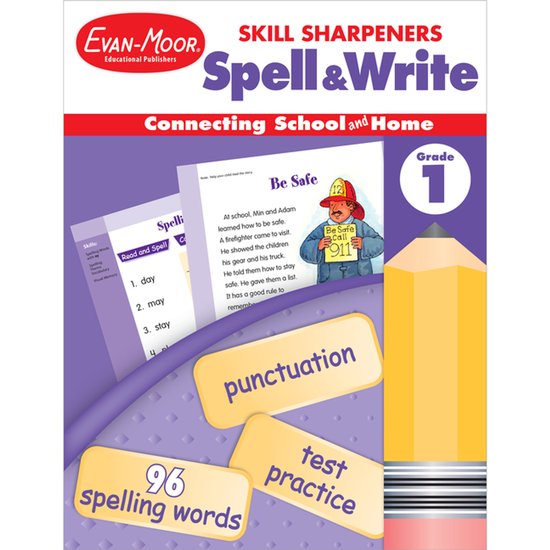 Skill Sharpeners Spell & Write, Grade 1 - cover