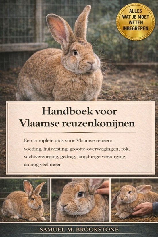 Handboek voor Vlaamse reuzenkonijnen - cover