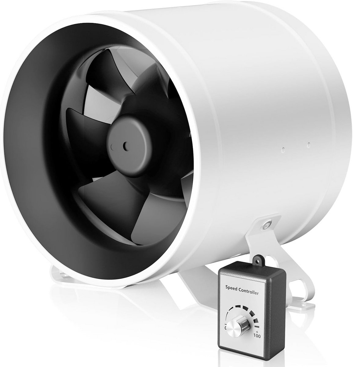 Krachtige EC Buisventilator 150 mm - 689 m³/u - Laag Lawaai Ventilator voor Kweekkas & Afz
