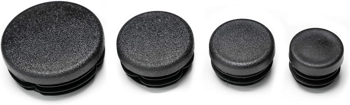 21 stuks lamellenstoppen rond Ø 30 mm - hoogwaardig polyethyleen kunststof buisstoppers eindstoppen doppen