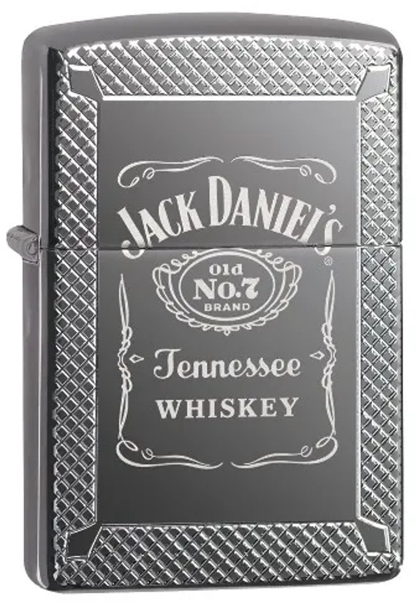 Zippo aansteker Jack Daniel's - Armor Case Black Ice