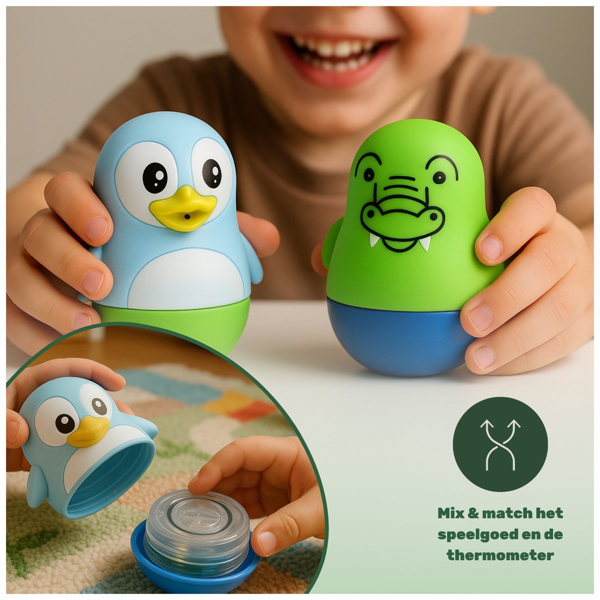 TensCare - Bundel Neuszuiger + 5 stuks dierentuin badthermometers (1 set) | Neuszuiger baby | Neus Reiniger Baby- Neuszuiger | Voor verstopte neus | badthermometer baby | badthermometer | bad thermometer baby | — cadeau in Cadeau-ideeën - foto 7