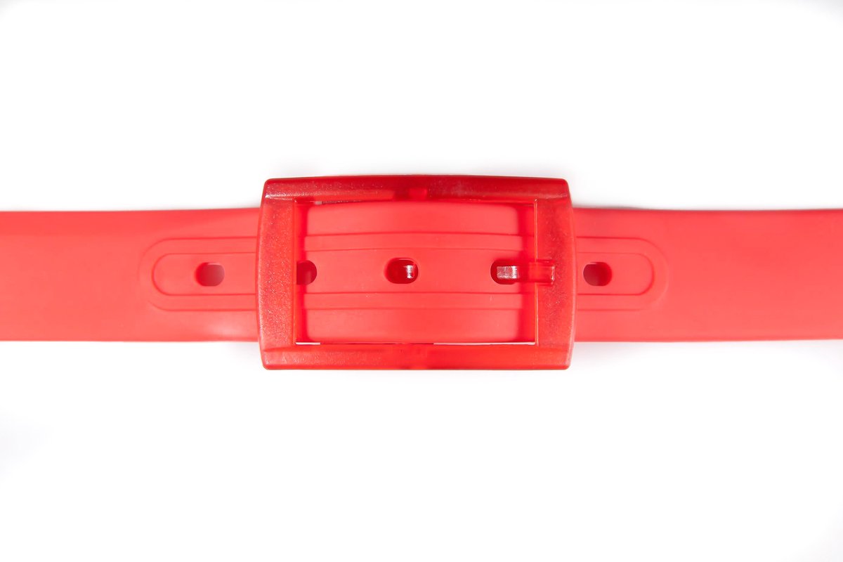 Sustainabelt | Broekriem | Rood | Losse Gesp