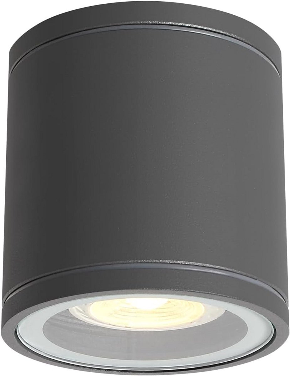 Ronde GU10 LED Plafondlamp - Waterdicht en Stijlvol voor Huis en Tuin - 3000K Warm Wit
