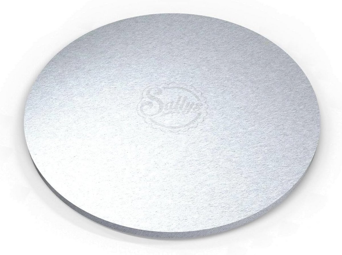Taartonderleggers 12 mm dik, Ø 35 cm – Lichtgewicht Karton met Voedselveilige Coating