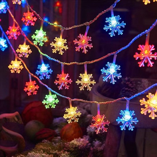Ollny Lichtsnoer voor binnen en buiten, 400 leds, 400 leds, werkt op