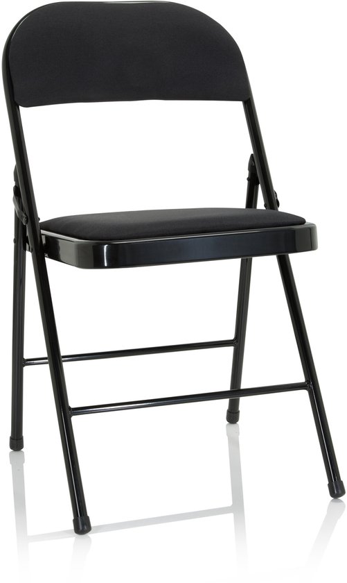 TUDELA II - Chaise de réunion / chaise visiteur Zwart