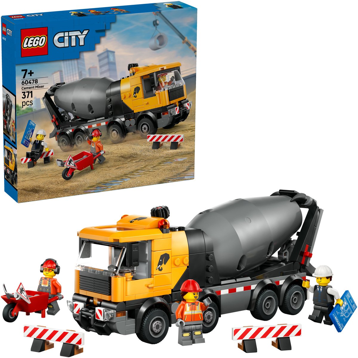 LEGO City Great Vehicles - Cementwagen - 6+ Jaar - Inclusief Figuren — afbeelding 10